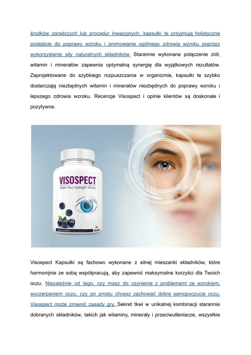 Introduction to visonic kapsułki