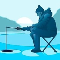 Explore ice fishing gambling game